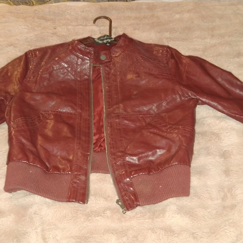 Ambience faux leather women's jacket